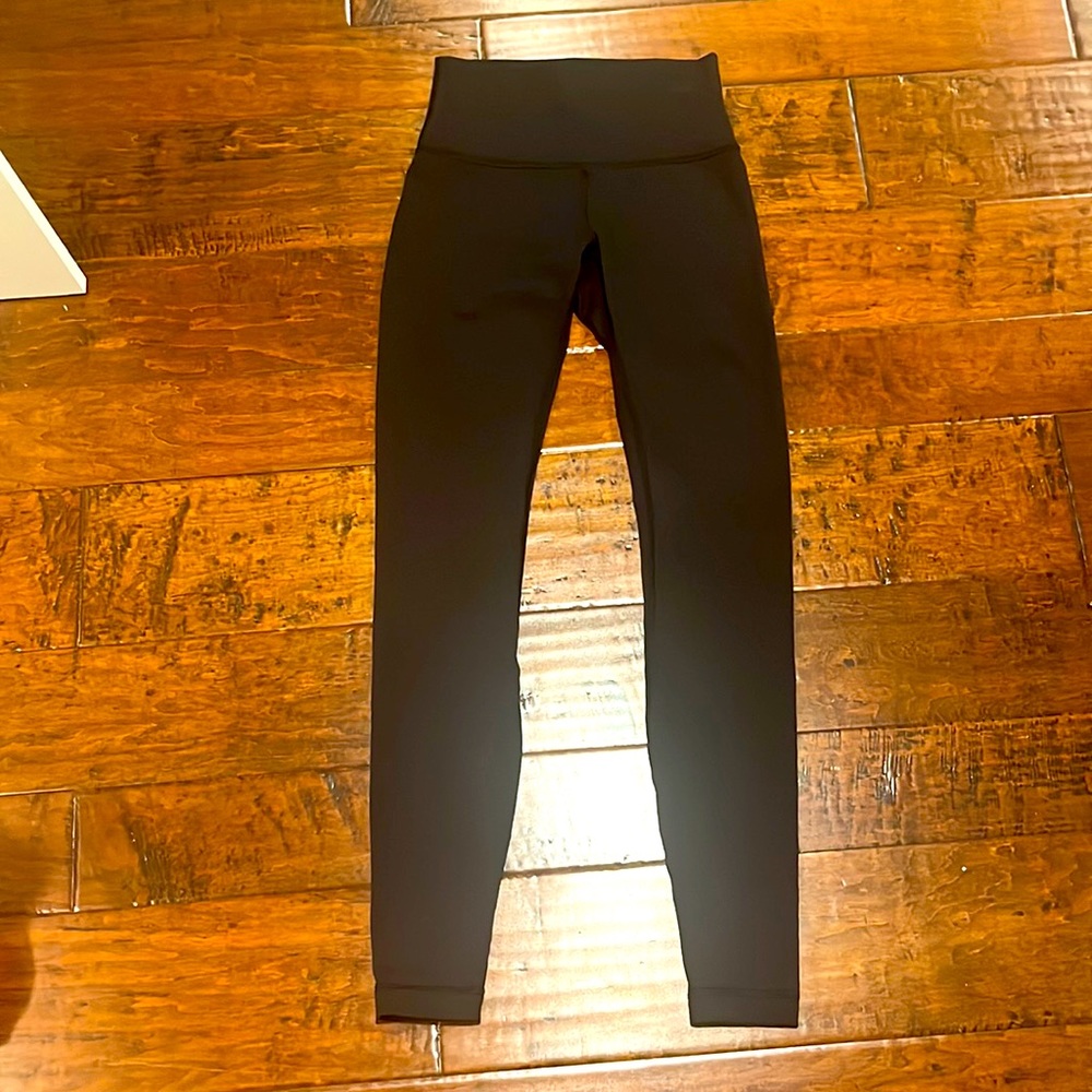 Black Lululemon leggings- size small or 2-4